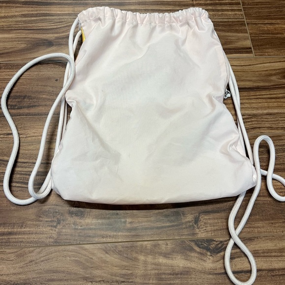 Nike Rose Gold swoosh thick rope string gym bag - Picture 6 of 6